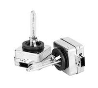 KIMISS Bombillas Xenón D1S para coche, 6000K blanco frío, 2 unidades, 35W, alta luminosidad, fácil instalación, compatibles con faros delanteros, kit de reemplazo