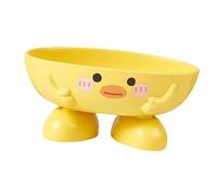 KIMISS Bonito Soporte para de Pato, Caja de de Secado Rápido para Cuarto de Ducha Infantil con Orificios de Drenaje y Estabilidad Mejorada