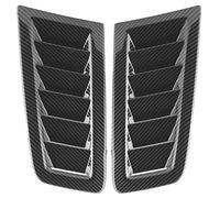 KIMISS Bonnet Ventilaciones para capó, 2 uds., Capó universal, ventilaciones de aire, capó del motor, piezas exteriores del coche para el estilo RS MK2(Fibra de carbon)