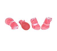 KIMISS Botas Antideslizantes para Perros para el Calor del Invierno - Zapatos para Mascotas Al Aire Libre Protector de Patas de Cálido de Invierno con Cierre de Gancho - Protección de Patas (3