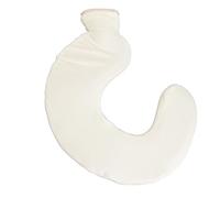 KIMISS Botella de Agua Caliente en Forma de U para Cuello y hombros: Bolsa de Agua Caliente de Goma Suave con Cubierta de Punto Desmontable para Alivio y Comodidad del Dolor - 1 Litro, Diseño a