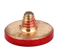 KIMISS Botón de Liberación del Obturador de la Cámara Premium All Copper Cóncave Diseño para Red o Ladybird Color 1 Piece (Mariquita)