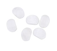 KIMISS Botones de Clavijas de Afinación de Guitarra - 6 Cabezales de Máquina Acrílicos para Guitarra Acústica y Eléctrica - Fácil Instalación con Tornillos (perla blanca ovalada)