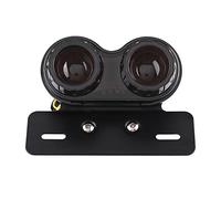 KIMISS Brake Light,Motorcycle LED Tail Lights IndicatorLamp with Integrated Running Lamp Brake&Turn Signal Light, License Plate Bracket for Custom Cafe Racer Red Light