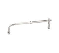 KIMISS Brazo de Dirección Fueraborda Enlace de Dirección del Motor Fueraborda Barra de Brazo de Ajustable Acero Inoxidable de 230-370 Mm con Pernos y Arandelas para
