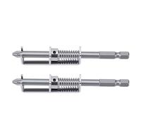 KIMISS Broca de Soporte de Tornillo con Resorte de 2 Piezas, Herramienta de Retención de Tornillo Anticaída para Electricistas y Mecánicos, Versátil para Reparación del Hogar, Acero de Aleación