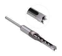 KIMISS Broca para agujeros cuadrados de acero rápido, para carpintería, resistente al desgaste, perforadora mortajadora cuadrada de 16mm, broca cuadrada para madera