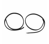 KIMISS Burlete de Goteo para Moldura de Techo para CrewMax 2007-2021, Juego de 2 Piezas, Reemplaza 75552-0C060, 75551-0C060, Goma de Fácil Instalación