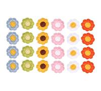 KIMISS Cabello de de 24 Piezas, 24 Piezas de Arcos Lindos Colores de Mezcla Preparación Accesorios de en Forma de Mascota Topnot con Banda de Goma para Gatos Suaves y Mascotas