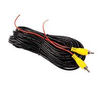 KIMISS Cable 15m para Coche y Equipos AV, conexión Macho a Macho, o vídeo, cámara Trasera, DVD