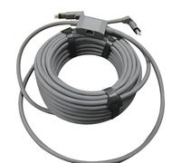 KIMISS Cable Adaptador Ethernet de Alta Velocidad para Cable de Repuesto Gen 2 con Adaptador Ethernet Satelital Rectangular de 1200 Mbps para Antena Parabólica V2 6.6 Pies + 3 Pies