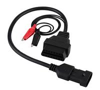 KIMISS Cable adaptador OBD2 de 3 a 16 pines, para Alfa, conector diagnóstico, compatible con sistemas de escaneo vehicular