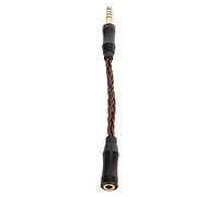 KIMISS Cable Adaptador para Auriculares de 3,5 Mm a 4,4 Mm - Hembra Estéreo de 3,5 Chapado en Oro a Macho Equilibrado de, o Cable de Actualización para Auriculares y Reproductores de Sonido (Latón