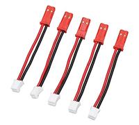 KIMISS Cable Adaptador PH2.0 2P a JST Macho a Macho, Cable de Extensión de Batería RC para Vehículo con Orugas Axial SCX24 1/24 RC, Paquete de 5