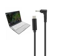 KIMISS Cable Adaptador USB C a 3,0 Mm X 1,1 Mm para/Ultrabook - Cable Adaptador para Computadora Portátil TYPEC Macho de Cobre a CC de 3,0 X,0 para