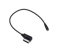 KIMISS Cable Auxiliar AMI a Hembra de 3,5 Mm, para Continental GT Flying Spur Bentayga, Adaptador de Interfaz de Medios Musicales, Convertidor de Conector MMI MDI, Cable de Audio para
