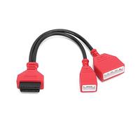 KIMISS Cable Conector de diagnóstico OBD2, Adaptador de Puerta de Enlace OBDII 16 + 32, reemplazo de Herramienta de diagnóstico de Coche automático