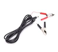 KIMISS Cable DC Macho a Pinza de Cocodrilo 2 Piezas Conector de Enchufe de Alimentación para Cámara de Monitoreo LED Pantallas LCD DVD y Cargadores de Auto Cable de 3 Metros 12V/24V con