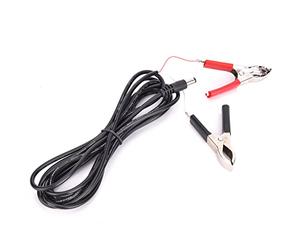 KIMISS Cable DC Macho a Pinza de Cocodrilo 2 Piezas Conector de Enchufe de Alimentación para Cámara de Monitoreo LED Pantallas LCD DVD y Cargadores de Auto Cable de 3 Metros 12V/24V con