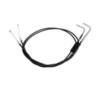 KIMISS Cable de Acelerador de Motocicleta Línea de Acelerador Extendida de Acero Inoxidable 130 Cm 51 Pulgadas, Reemplazo de Ajuste de Respuesta Suave para XL883 Softail Heritage Riders