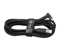 KIMISS Cable de Alimentación de USB C a CC 100W 5A para Computadoras Portátiles - Tipo C Male a DC 4.0x1.7 Mm Cable de Carga Ligera (JD0610-2 (2 metros))
