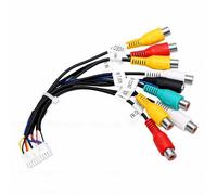 KIMISS Cable de Alimentación Estéreo para Radio de Coche Cable Adaptador de Radio para Coche Arnés de Cableado de 20 Pines 9 Adaptadores Hembra Cables de Control de Amplificador