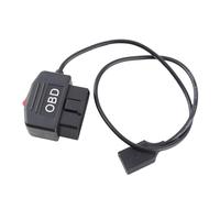 KIMISS Cable de AlimentacióN para CáMara de Tablero,Cable de AlimentacióN OBD de 48/18,9 Pulgadas con BotóN de Interruptor,Modo,ProteccióN contra Bajo Voltaje,para Cargar TeléFonos con CáMara de Tabl