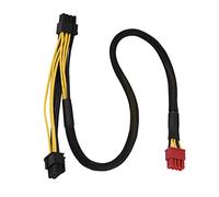 KIMISS Cable de Alimentación PCIe PCIe de 8 Pines a 8 Pines para Series NP/TP/Eco-Adaptador de Suministro de Tarjeta Gráfica de 50 Cm