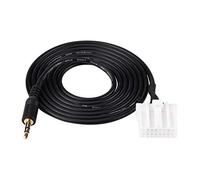 KIMISS Cable de Audio AUX-Interfaz Mazda Jack-Duokon Audio AUX Cable, Car Audio Aux Cable Adapter 3.5mm Jack CD Interface para 2 3 5 6 2006-2013