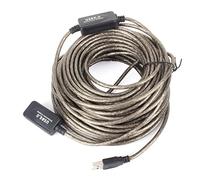 KIMISS Cable de Extensión USB 2.0 20m: un Extensor de Tipo a Hombre a Mujer para Impresoras, Teclados, Más - Transferencia de Datos de Alta Velocidad hasta 480 Mbps