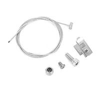 KIMISS Cable de freno Cable de cambio, palanca de freno de mano de acero Botón de liberación Cable de freno de mano de estacionamiento 1502369, 1815010 Juego de cables de freno Reemplazo para Galaxy M