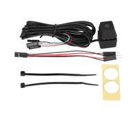 KIMISS Cable de Interruptor de Alimentación para Computadora de Escritorio + Interruptor de Alimentación para PC, Azul, Llave Mecánica Retroiluminada, Botón de Encendido para PC Plug and Play para