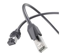 KIMISS Cable Ethernet Cat6 de 10 M, 33 Pies, Cable RJ45 de Alta Velocidad de 1200 Mbps para Internet Gen 3, Diseño Resistente a la Intemperie para Uso Activo