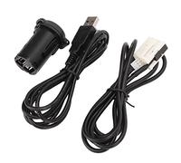 KIMISS Cable USB AUX o Jack Macho de Repuesto para 206 207 307 308 407 408 508 607 y Apto para C3 C4 C5 C6 RD43 RD45 - Cable de 1500 Mm para una Fácil Instalación