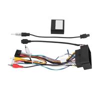 KIMISS Cable USB de Arnés de Cableado de Radio de Automóvil de 16 Pines con Kit de Caja Canbus para 2014-2020, 2015-2017 y Challenger 2019