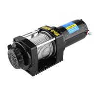 KIMISS Cabrestante Eléctrico de 12 V, Cabrestante de 4000 Lb de Ultramar, Cable de Acero de 15 M, Eléctrico con Motor con Control Remoto para Automóvil, Quad, Bicicleta, Automóvil, ATV, Remolque,