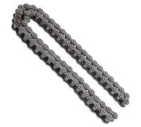 KIMISS Cadena de 76 Eslabones 530 de Alto Rendimiento, Acero Resistente con Conector de Cadena para Motocicleta, ATV, Todoterreno