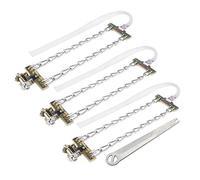 KIMISS Cadenas para nieve de acero manganeso, para neumáticos 235-285mm, 3 unidades, antideslizante, fácil instalación, chaîne de pneu y reifengürtel