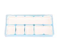 KIMISS Caja de Almacenamiento Profesional de Piezas de Reloj con 6 Rejillas para Organizar Piezas y Accesorios de Movimiento - Diseño Apilable para Manualidades y Joyería (Blue)