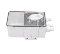 KIMISS Caja de Bomba de Sumidero de Ducha, de Drenaje Marino de 24 V 600 GPH con Drenaje Automático y Diseño de Entrada Múltiple, para Barcos, Vehículos Recreativos, Duchas, Fregaderos