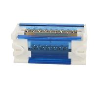 KIMISS Caja de Distribución de Terminales Riel DIN Monofásico de 2 Etapas con Carcasa Transparente 211 Caja de Conexiones Monofásica de 2 Rendimiento