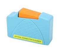 KIMISS Caja Limpiadora óptica para Conectores SC, FC, LC, ST: Herramienta de Limpieza de Conectores ópticos Eficiente para Más de 550 Usos (Blue)