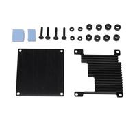 KIMISS Caja Naranja Pi 3, Aleación de Aluminio para Componentes Pasivos de Computadora Caja de Disipador de Calor de Aluminio Enfriamiento Recortes Precisos Placa de Desarrollo Cubierta de