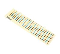 KIMISS Calcomanías de Notas para Diapasón de Guitarra, Pegatina de Mapa de Trastes de Diapasón para Practicar + Tabla de Notas de Acordes y de Guitarra + Tabla de de Codificada por Colores, Aprender