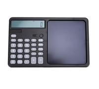 KIMISS Calculadora Parlante Multifuncional con Bloc de Notas - Calculadora Recargable de 12 Dígitos con Pantalla Grande para Uso Escolar y Empresarial (Black)
