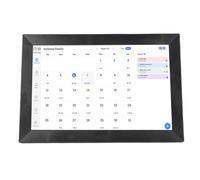 KIMISS Calendario Digital Inteligente, Planificador Familiar WiFi con Pantalla Táctil HD de 13,3 Pulgadas con Restauración de Retratos por IA, para el Hogar, Oficina, Hogar Grande (Enchufe de la UE)