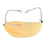 KIMISS Cama para Mascotas Colgantes, Cama de Banana Lavable y Reutilizable de Nido en Forma de Plátano de Banana (Yellow)