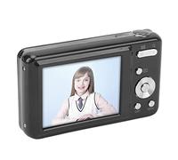 KIMISS Cámara de 2,7 Pulgadas ABS Metal 48MP Cámara Digital Portátil con Zoom Digital de Alta Definición 8X para Principiantes (Black)