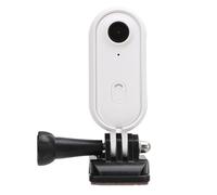 KIMISS Cámara de Acción 4K 8MP - Cámara para Casco y Collar para Mascotas - Lente Gran Angular para Buceo, Pesca, Ciclismo, Senderismo, Surf, Viajes (White)