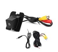 KIMISS Cámara de Marcha atrás 170° IP67 para Mercedes Clase S W204, Monitor Impermeable con Sistema de estacionamiento y Soporte para matrícula